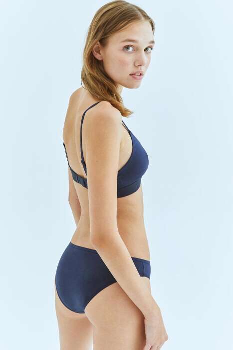 Mineral 11 Lacivert Üçgen Sütyen - 4