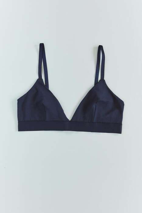 Mineral 11 Lacivert Üçgen Sütyen - 5