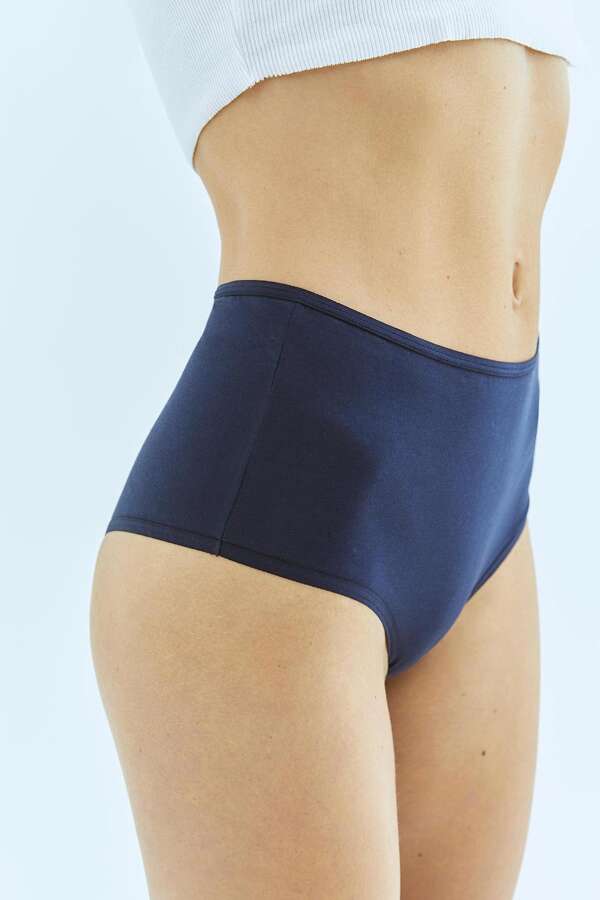 Mineral 23 Lacivert Yüksek Bel Külot - 2