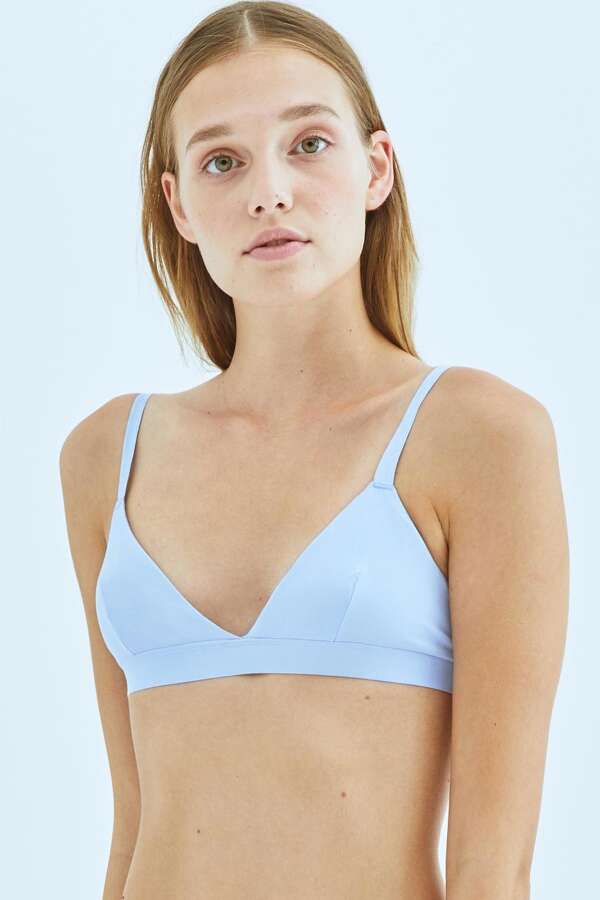 Mineral 11 Mavi Üçgen Sütyen - 1