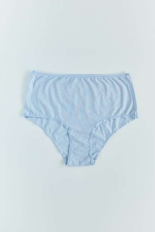 Mineral 23 Mavi Yüksek Bel Külot - 4