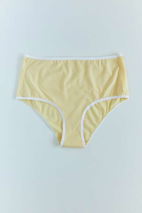 Mineral 24-2 Sarı Yüksek Bel Külot - 4