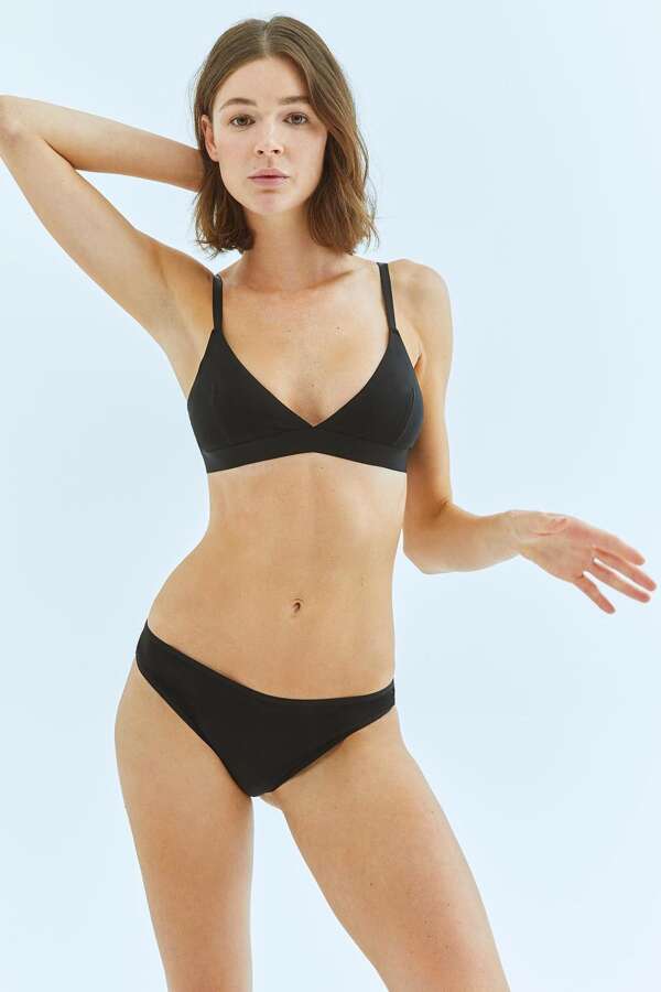 Mineral 22 Siyah Brazilian Külot - 1