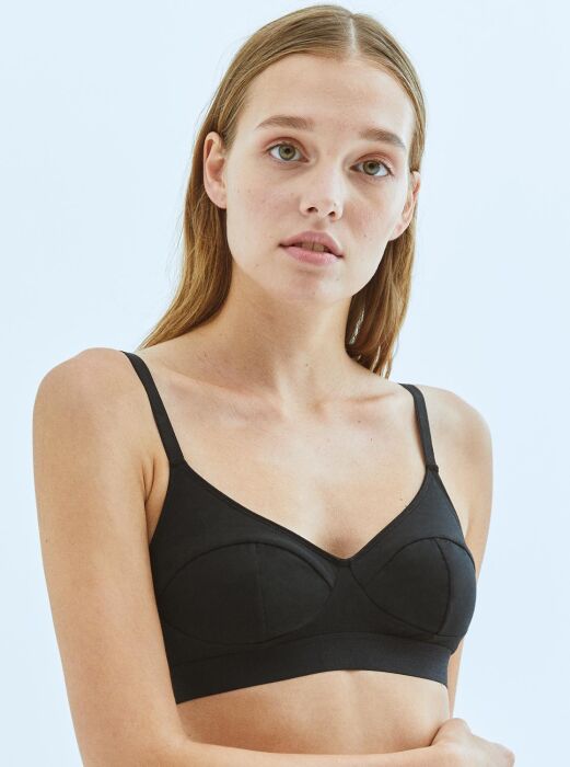 Mineral 12 Siyah Sporcu Sütyeni - MİNERAL