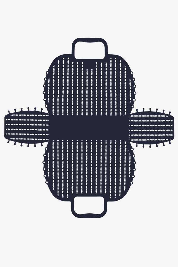 Aykasa 382252 Navy Katlanabilir Plaj Çantası - 4