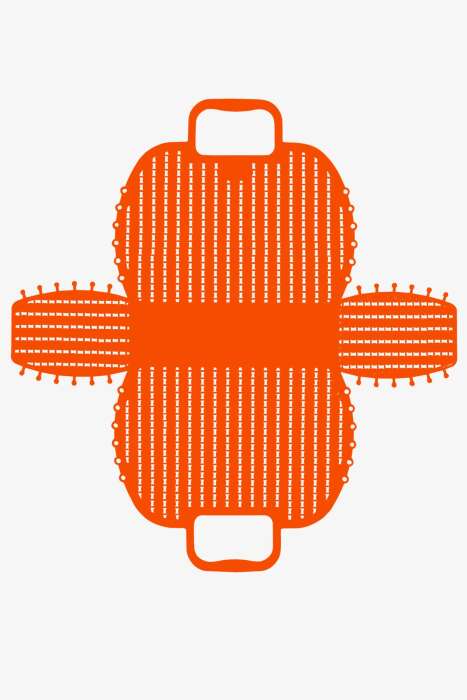 Aykasa 382252 Orange Katlanabilir Plaj Çantası - 4