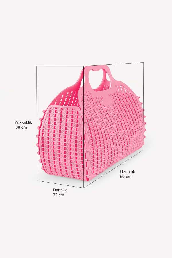 Aykasa 382252 Baby Pink Plaj Katlanabilir Çantası - 5