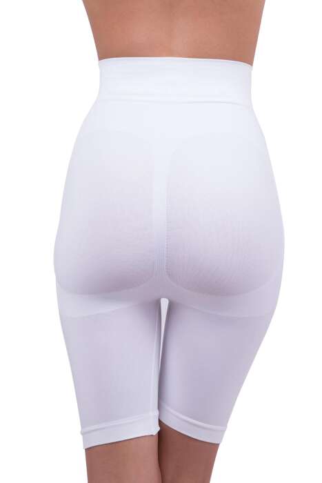 Ayyıldız 227 Beyaz Yüksek Bel Uzun Korse - 2