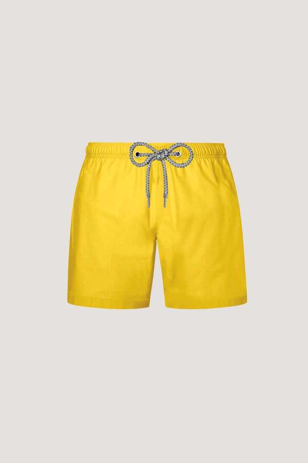 Ayyıldız 104 Sarı Erkek Çocuk Deniz Şortu - 1