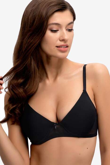 Ayyıldız 925 Siyah Sütyen - 1