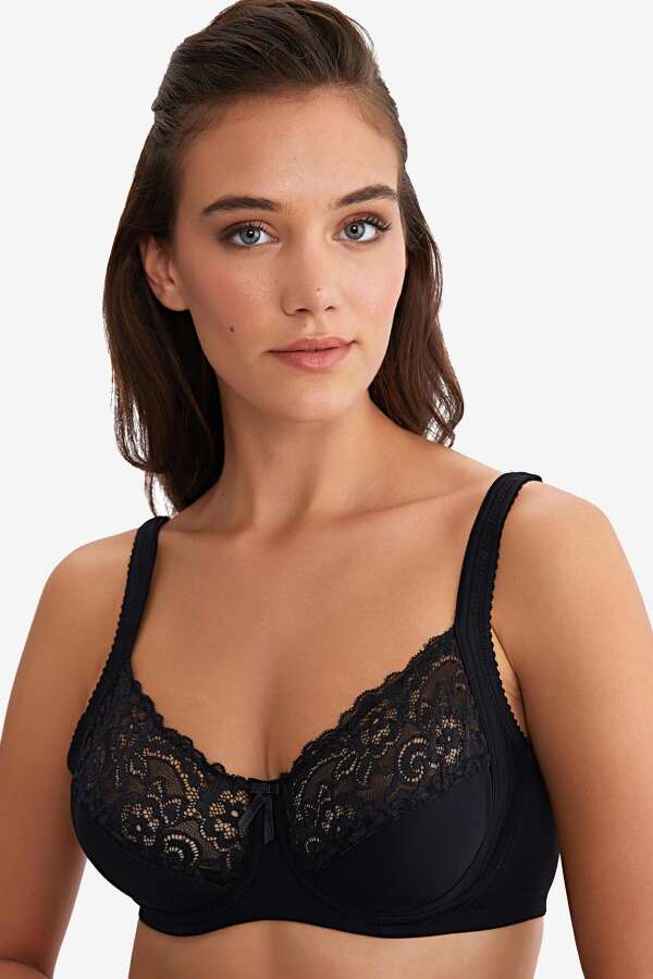 Ayyıldız 3641 Siyah Toparlayıcı Sütyen - 1
