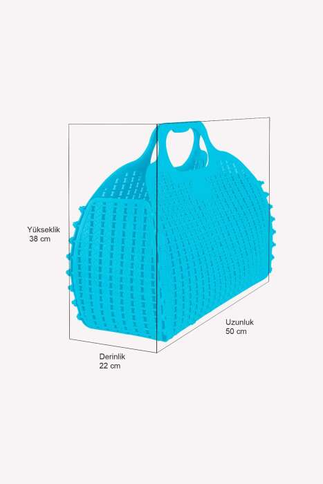 Aykasa 382252 Turquoise Katlanabilir Plaj Çantası - 5