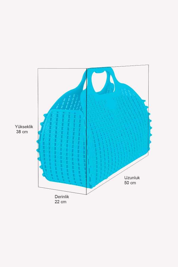 Aykasa 382252 Turquoise Katlanabilir Plaj Çantası - 5