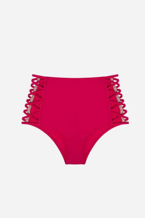 Ayyıldız 63047 Kırmızı Yüksek Bel Bikini Altı - 4