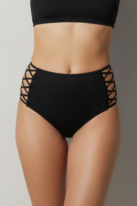 Ayyıldız 63047 Siyah Yüksek Bel Bikini Altı - AYYILDIZ