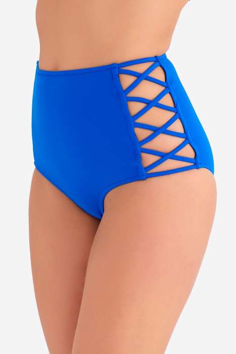 Ayyıldız 63047 Saks Yüksek Bel Bikini Altı - 1