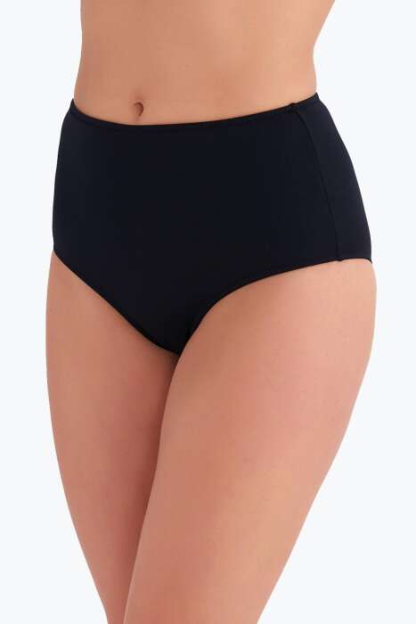 Ayyıldız 63048 Siyah Yüksek Bel Bikini Altı - AYYILDIZ