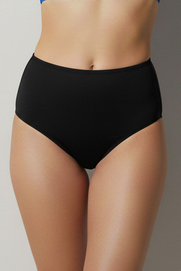 Ayyıldız 63048 Siyah Yüksek Bel Bikini Altı - 1